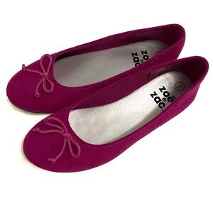 ZOĒ & ZAC MAGENTA SLIPPERS